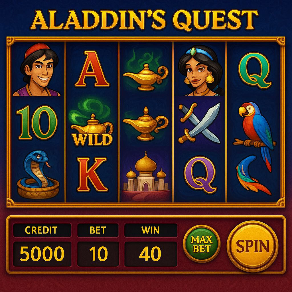 Horus Casino - Aladdin's Quest Slot Game