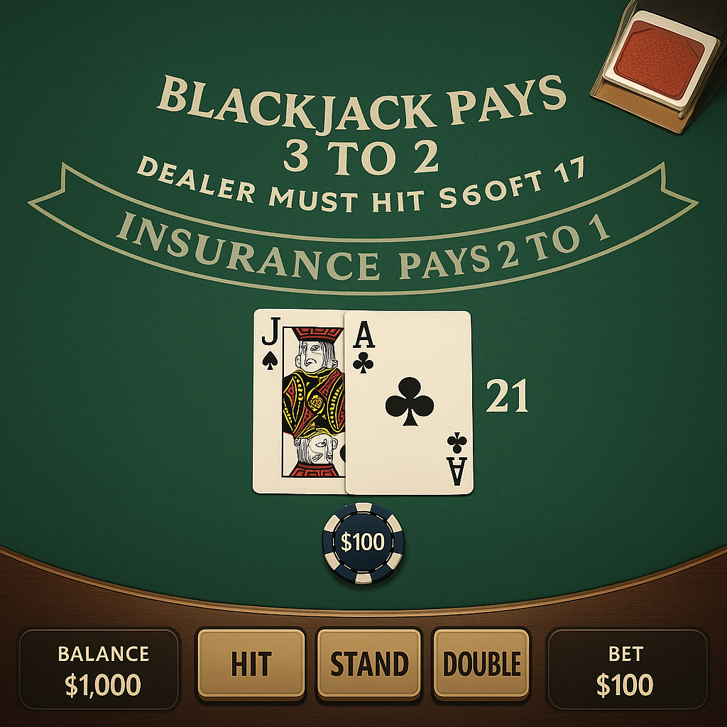 Horus - Blackjack Table Game